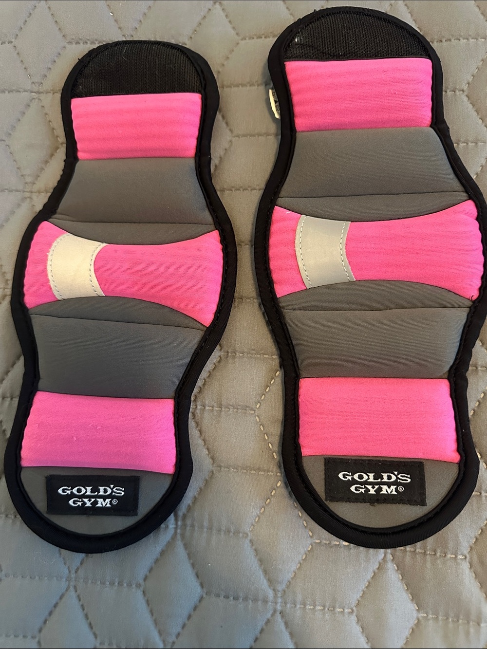 Gold's Gym Pink & Gray Ankle/Wrist Weights